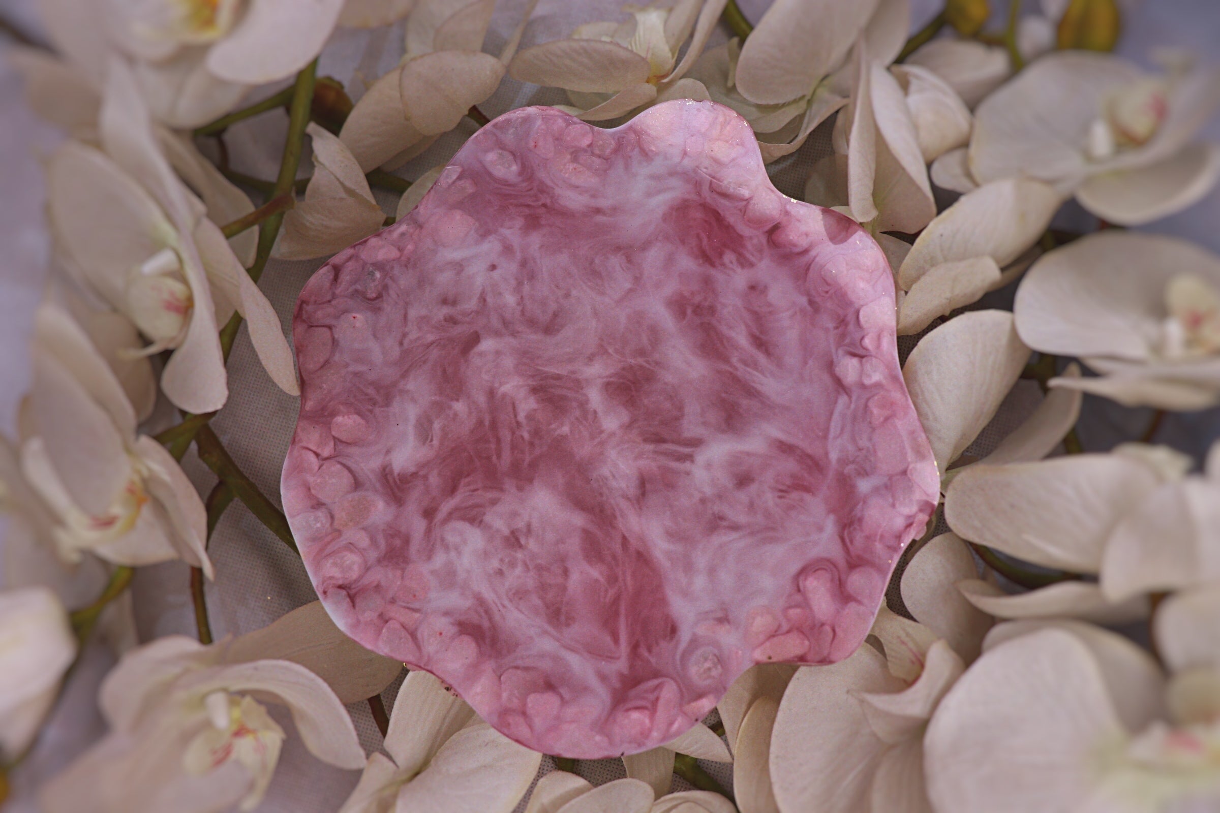 Rose Quartz Stone Tray